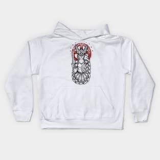 Viking  Valkyrie Kids Hoodie